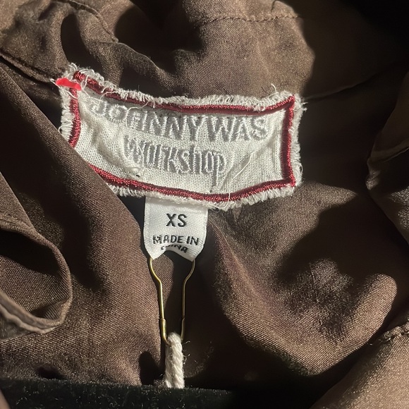 NWT JOHNNY WAS ROSALVA OVERSIZED WEEKEND WASHABLE SILK TUNIC - Picture 6 of 9